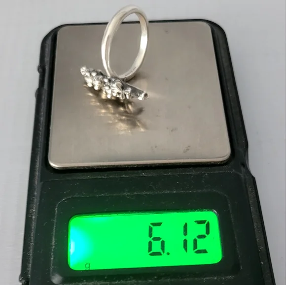 James Avery Sterling Silver Bluebonnet Ring 7 New. Price firm! - Picture 5 of 7